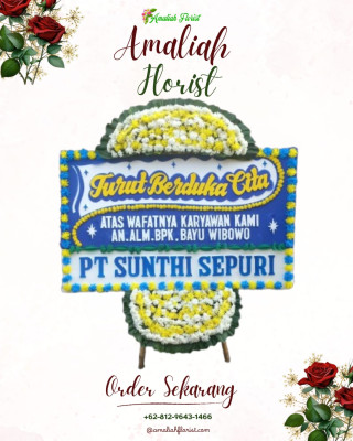 Papan Bunga Duka di Siopat Suhu