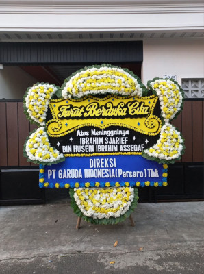 Papan Bunga Duka di Siopat Suhu